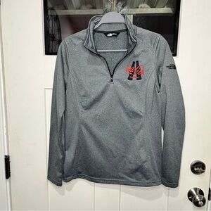 The North Face x Coca-Cola “Real Magic” Quarter Zip Pullover Women’s Medium Gray